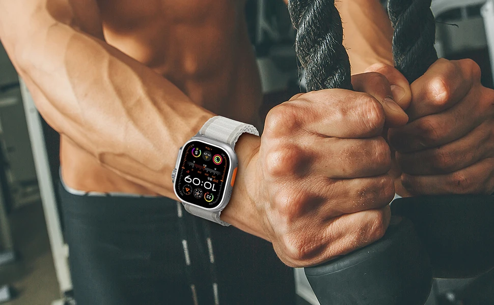 Fallschirmarmbänder für Apple Watch Ultra 3 2 Band 49mm 46mm 44mm 40mm 45mm 41mm 42mm Correa Armband IWatch Series 11 10 SE 9 8 7 – Detail 6