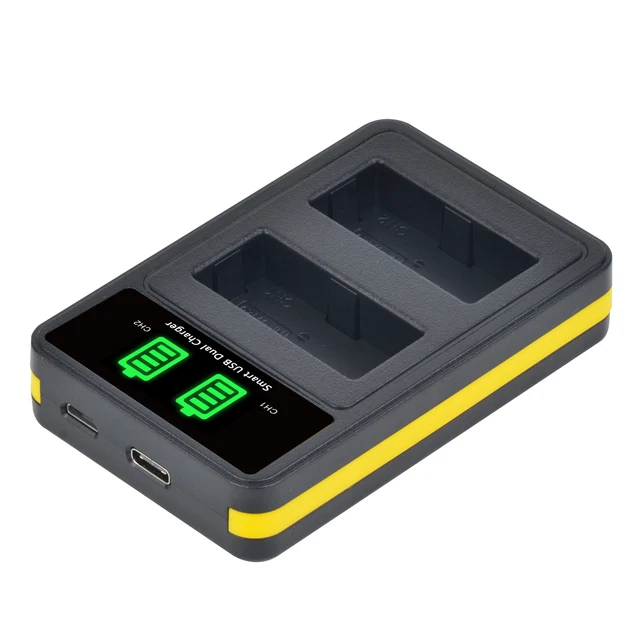 Usb Charger Kingma Np-w126 Batterij (2 Pak) En Dual Kit Voor