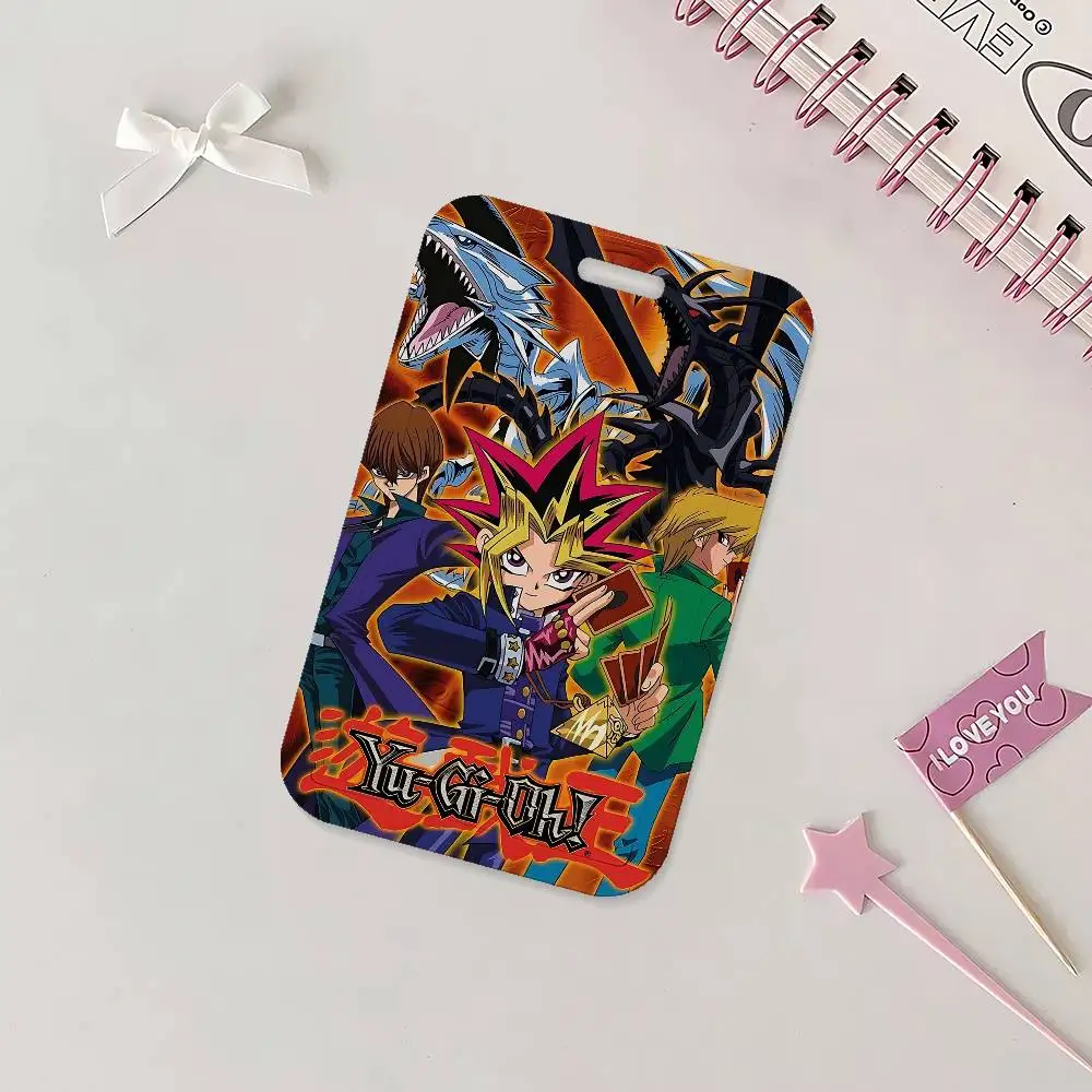 Anime Y-YuGiOh Ausweishalter mit Umhängeband für Büro, Schule, Namenskarten, Ausweishülle – Detail 7