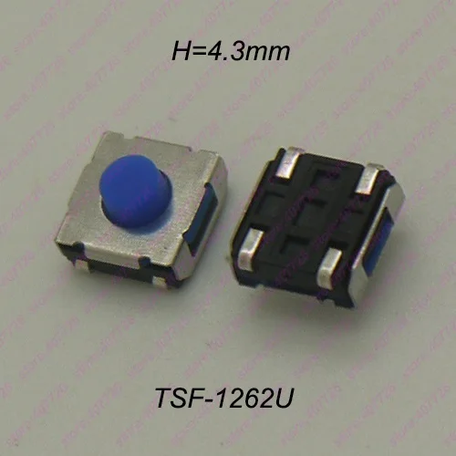 botão 6.2x6.2x3.1 3.5 4.3 5 5.2mm u tipo