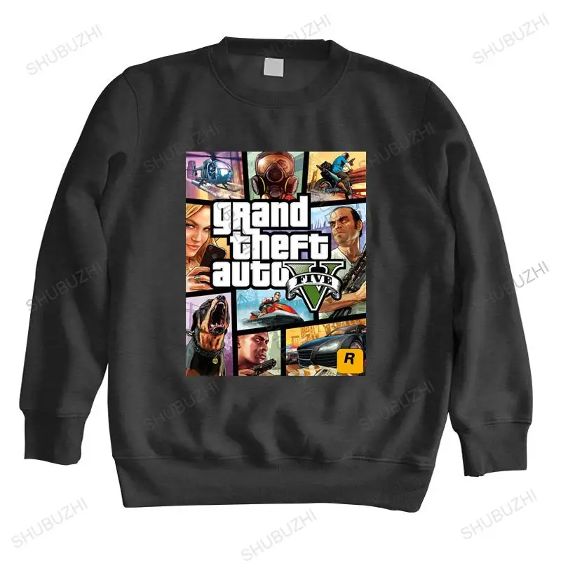 Felpa Con Cappuccio Uomo Stile Sottile Grand Theft Auto Gta Felpe Con Cappuccio Uomo Street Long Con Felpa Gta 5 Marca Uomo Autunno Felpa Con Cappucci