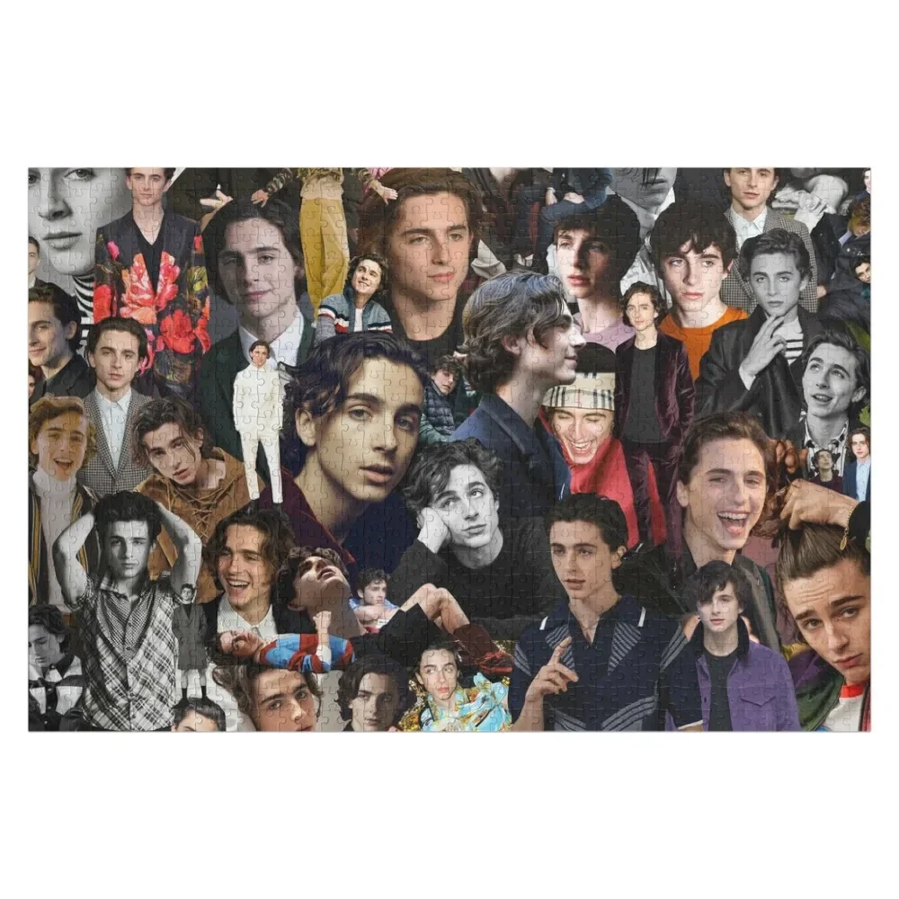 

Timothee Chalamet Jigsaw Puzzle With Personalized Photo Photo Personalized Gifts Personalized Gift Customized Photo Puzzle