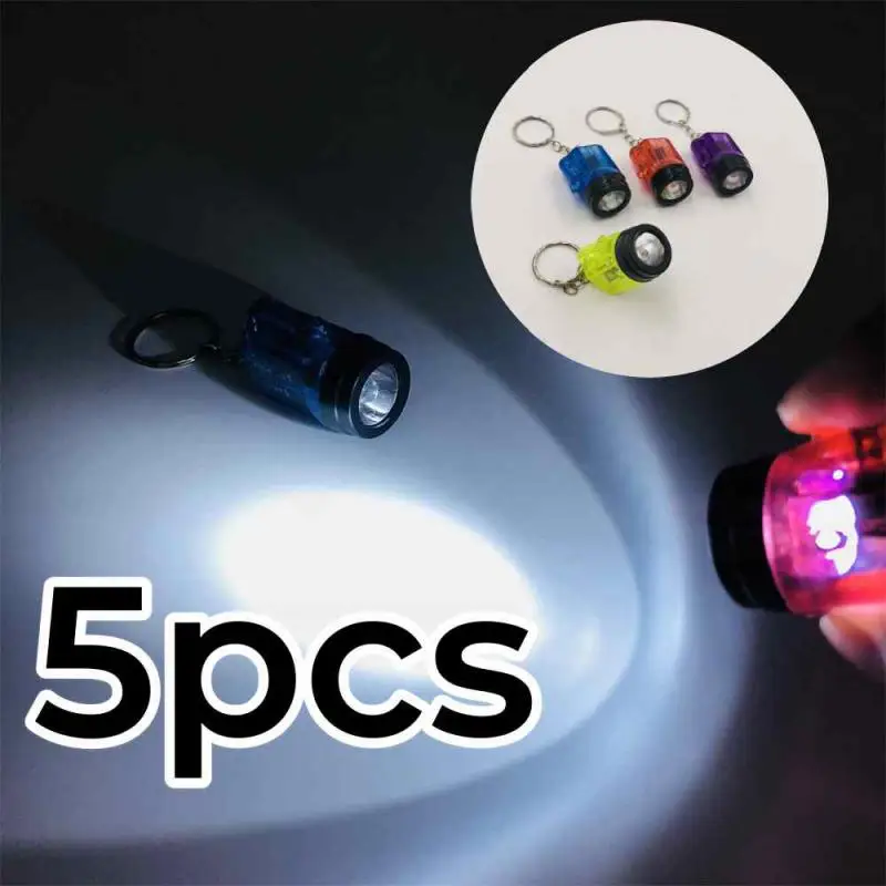 

Small Miners Lamp LED Keychain Flashlight Mini Flashlights Pocket Emergency Light Waterproof Torch Small Torches Super Bright