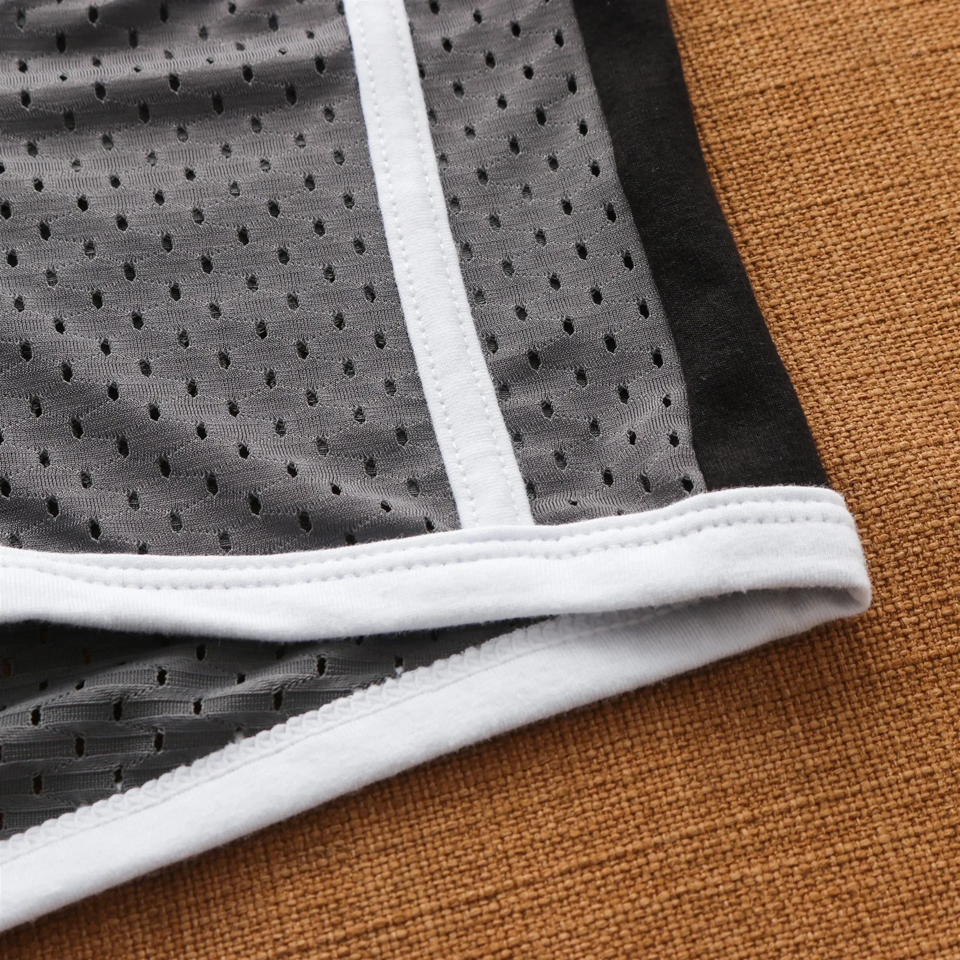 Men's panties, low rise breathable ice silk mesh comfortable tide boxers 3