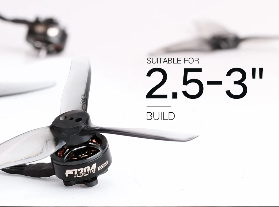 Moteur de drone FPV T-MOTOR F1204 KV6500 avec support de montage et vis