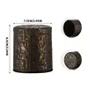 Leatherette Dice Cup Portable Dice Shaker Egyptian Style Dice Holder for Holiday KTV Bar Game Accessories Dice Board Games 6