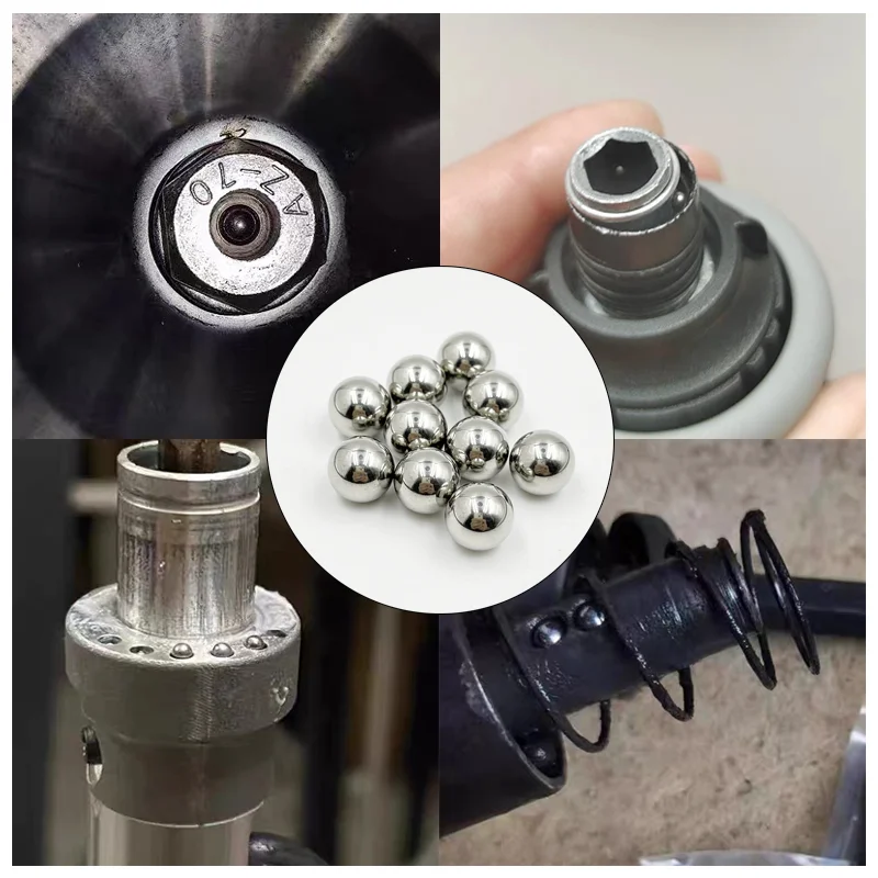 Stainless Steel Miniature Smooth Balls 304 Dia 2-12mm Steel Ball Bearing Swivel Precision Bicycle Cycling Hunting Slingshot Kit