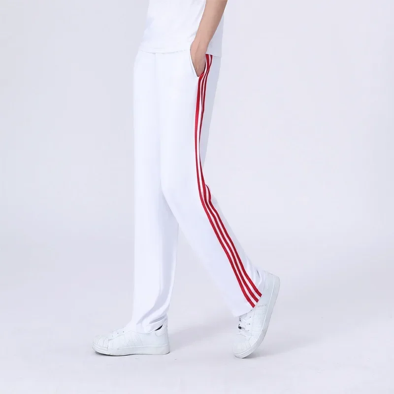 Dream Team Sports Pants Fitness Operation Square Dance Hiking Team Men Women Two Three Bars Summer Breathable Running Trousers