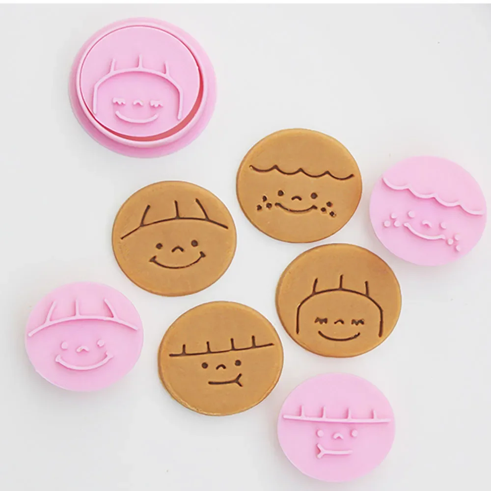 Cartoon Baby Biscuit Mold DIY Cookie Stamp Baking Tools and Accessories