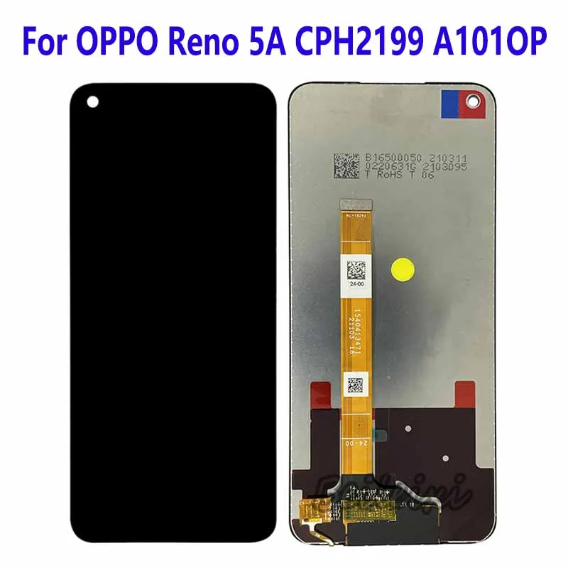 

For OPPO Reno 5A CPH2199 A101OP LCD Display Touch Screen Digitizer Assembly Replacement Accessory
