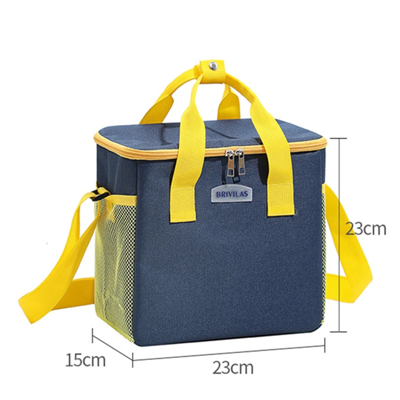 Tragbare Lunch-Tasche mit großer Kapazität niedliche haltbare Lebensmittel Thermo box Kühler Lunchbox Aluminium folie isolierte Picknick taschen