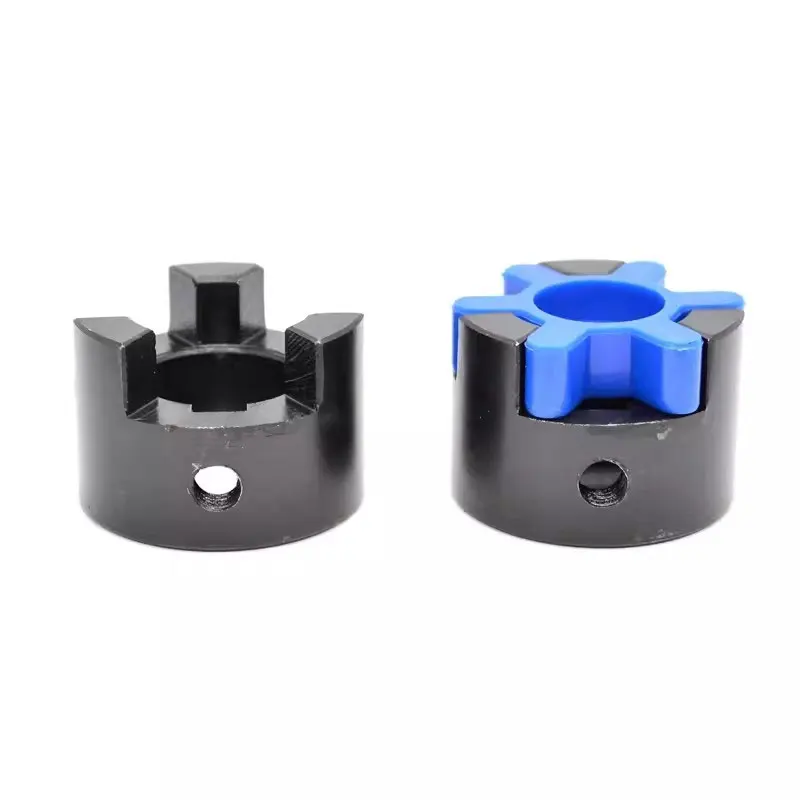Flexible coupling shaft coupler shaft connector rigid shaft coupler L075 D44.5L51 Three Jaw Coupling Inner Hole 10/12/14/15/16/17/18/20/22/24/25 Plum-Coulper Servo Motor/Star Coupling High Torque