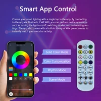 Splicing Light DIY Atmosphere Light RGB Smart Wall Light Voice Control Lamp for Esports Room Bedroom Bar Decoration Night Light - Image 3