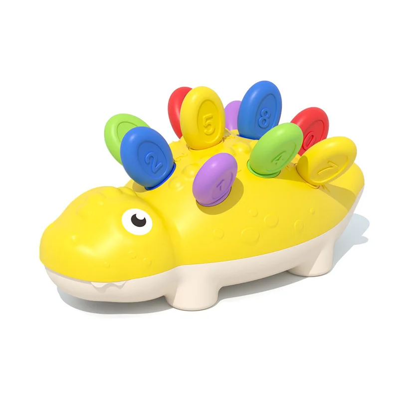 Dinosaur Montessori Baby Toys Hand-eye Coordination Fine Motor Training Develop Concentration Children Sensory Educational Toy 6