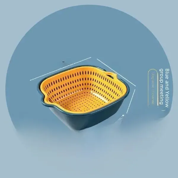 Blue [small size drain basket]]