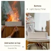 Portable Color Flame Aroma Diffuser USB flame humidifier Fire Humidifier Diffuser 150ml Home essential oils diffuser 7 Colors 5