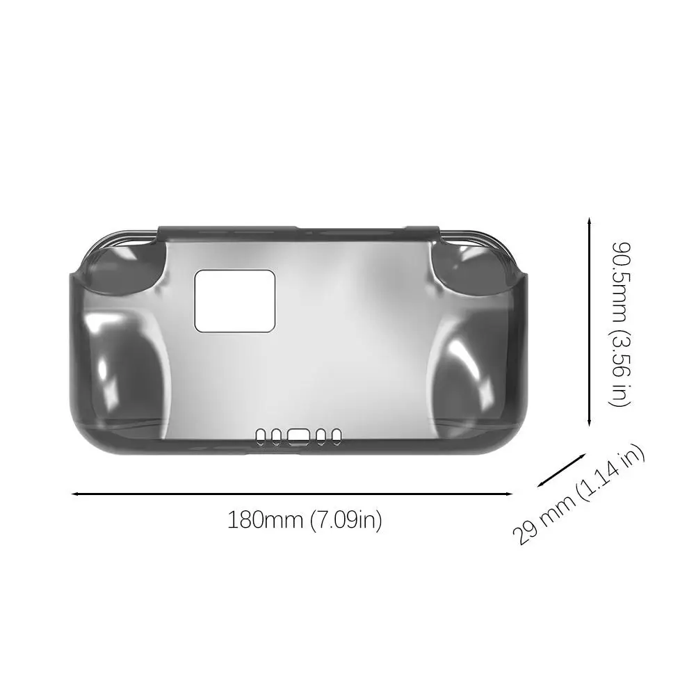 Transparent Shockproof TPU Rubber Protective Case for Handheld Gaming Console
