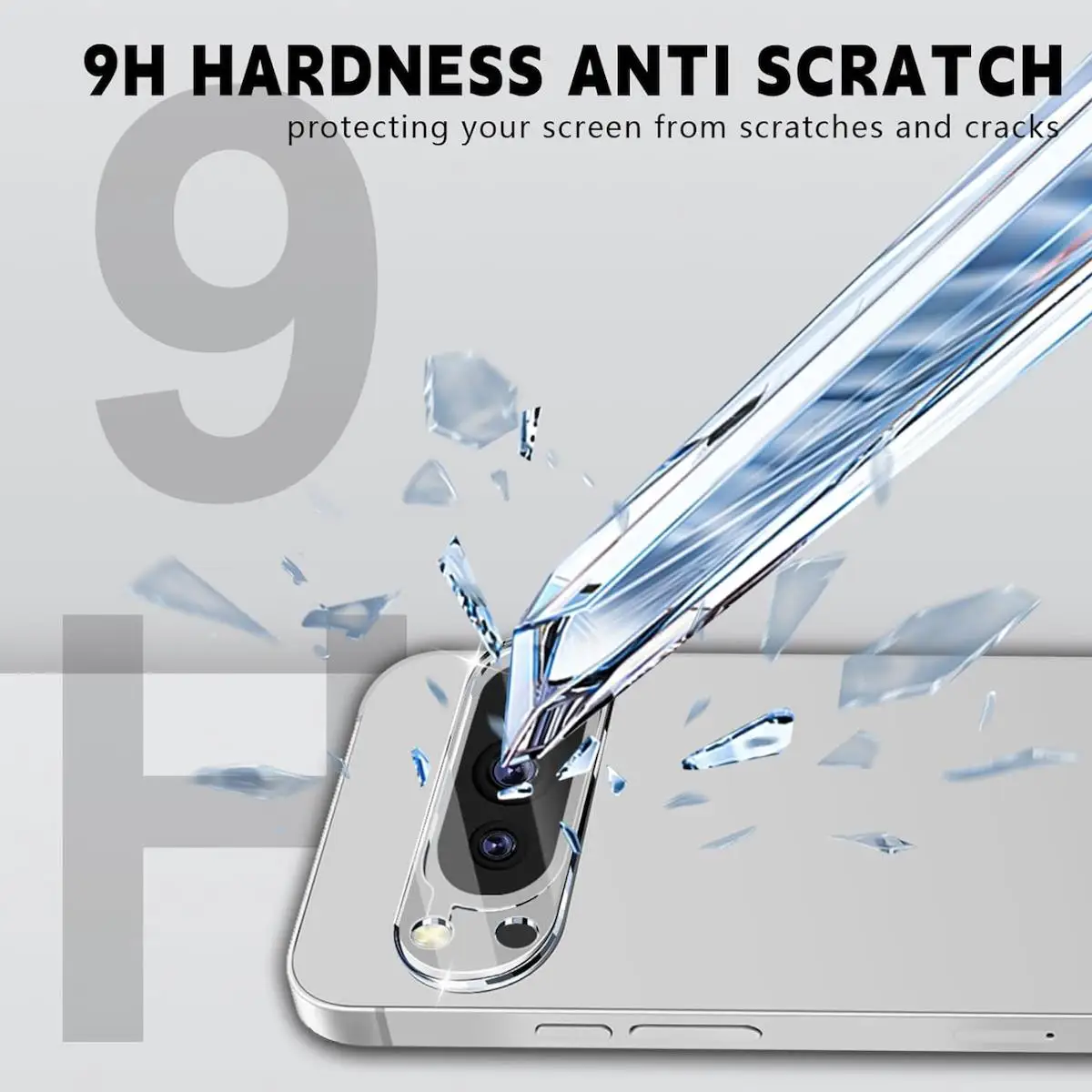 3-Pack Camera Lens Protective Film - Scratch and Impact Resistant Tempered Glass