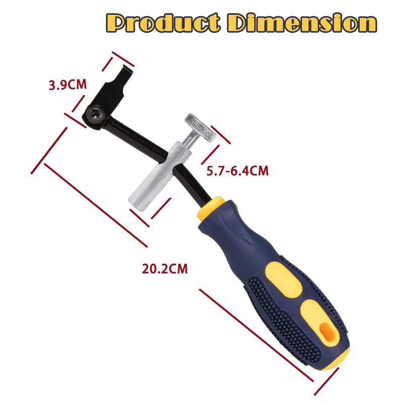 58430Auto Tool Shaft Seal Puller Type W/Spare Hook Crankshaft Camshaft Remover E