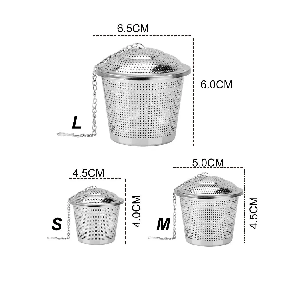 Passoire à Thé Inox Maille Fine - Diamètre 65mm - Lot De 2 - Uxcell