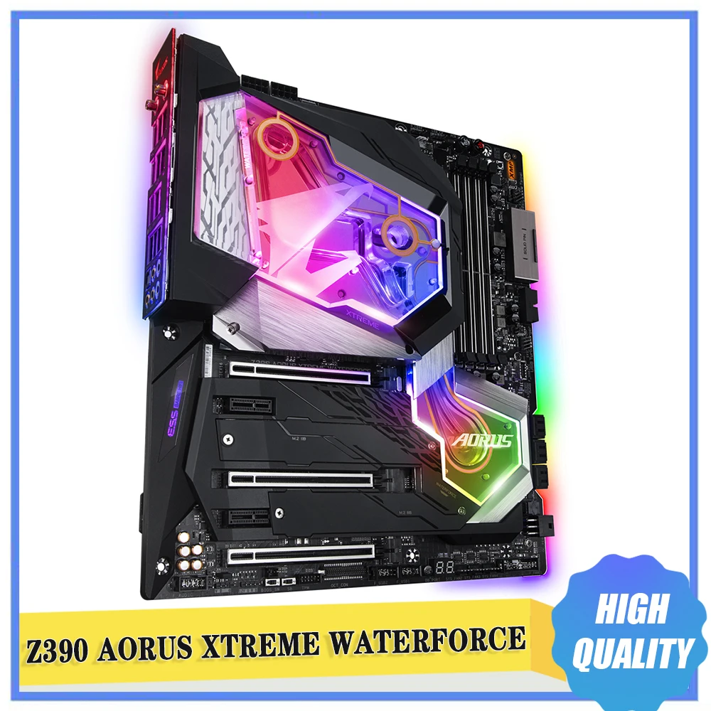 Z390 Aorus Xtreme Waterforce Per Scheda Madre Gigabyte Lga1151 Ddr4 128Gb E-Atx