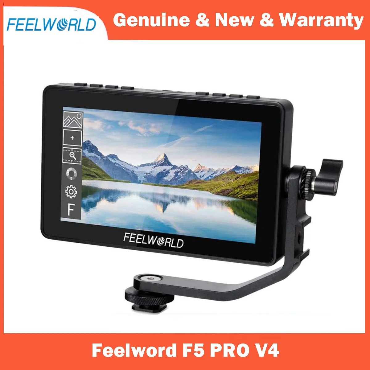 FEELWORLD F5 PRO V4 6 Inch Touch Screen 3D LUT DSLR Camera Field Monitor 4K HDMI Input Output