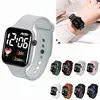 LED Digital Display Couple Student Children Universal Watch Waterproof Electronic Watch Smart Watch for Men Women Sport Fitness 1