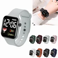 LED Digital Display Couple Student Children Universal Watch Waterproof Electronic Watch Smart Watch for Men Women Sport Fitness 1
