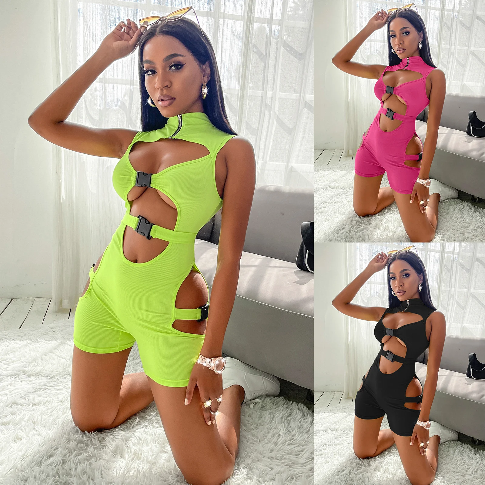 

Jumpsuit women show thin women's wear 2022 summer new sexy Jumpsuit women