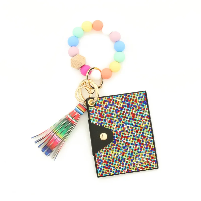 

DHL30 шт. новый кошелек для монет со стразами и леопардовым рисунком