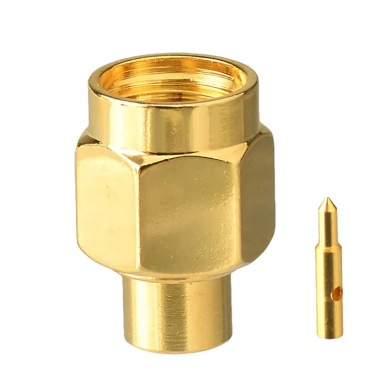 10 Pz RG402 Cavo SMA RPSMA Maschio Femmina Connettore SMA Maschio Spina Femmina Jack A Saldare Per Semi Rigid. 141 "RG402 Consegna Veloce Ottone - Foto 9