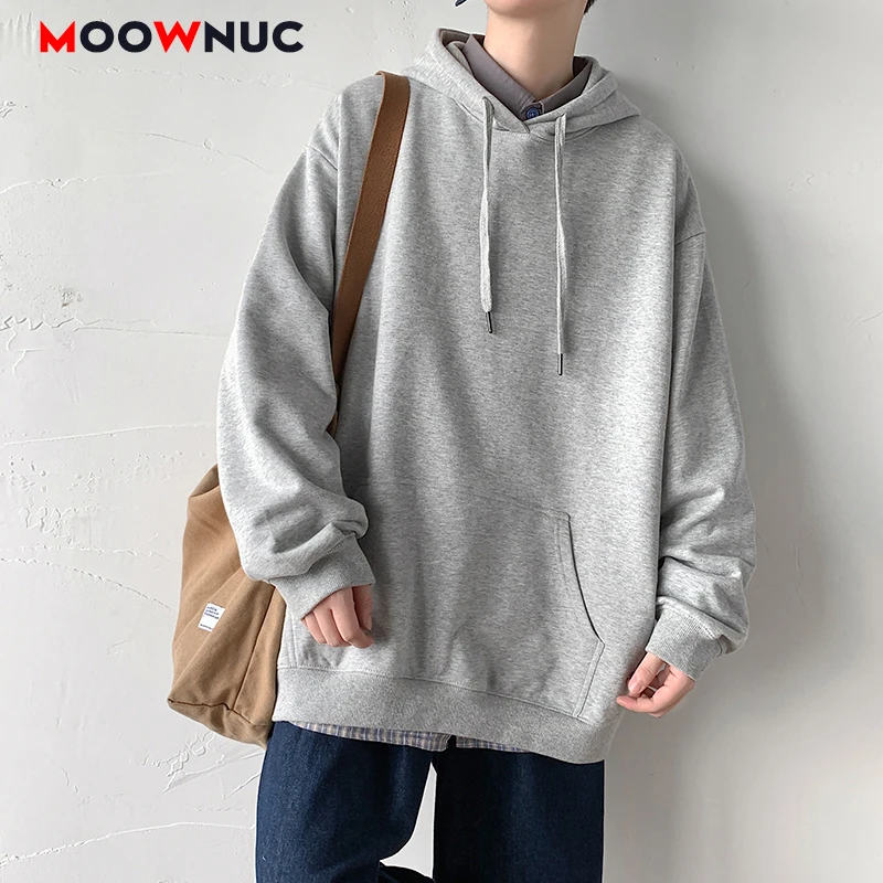 

Толстовка мужская с длинным рукавом, Спортивный Повседневный пуловер, теплая однотонная кофта для студентов, весна-осень 2022