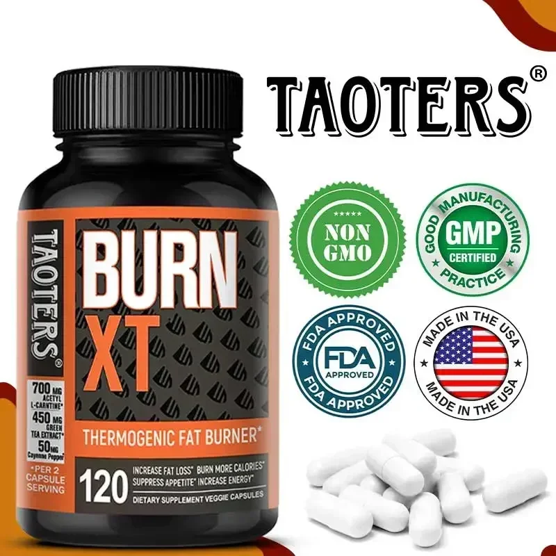 

Burn-XT Fat Burner for Men and Women, Boosts Metabolism, Detoxification and Digestive Health, Weight Management