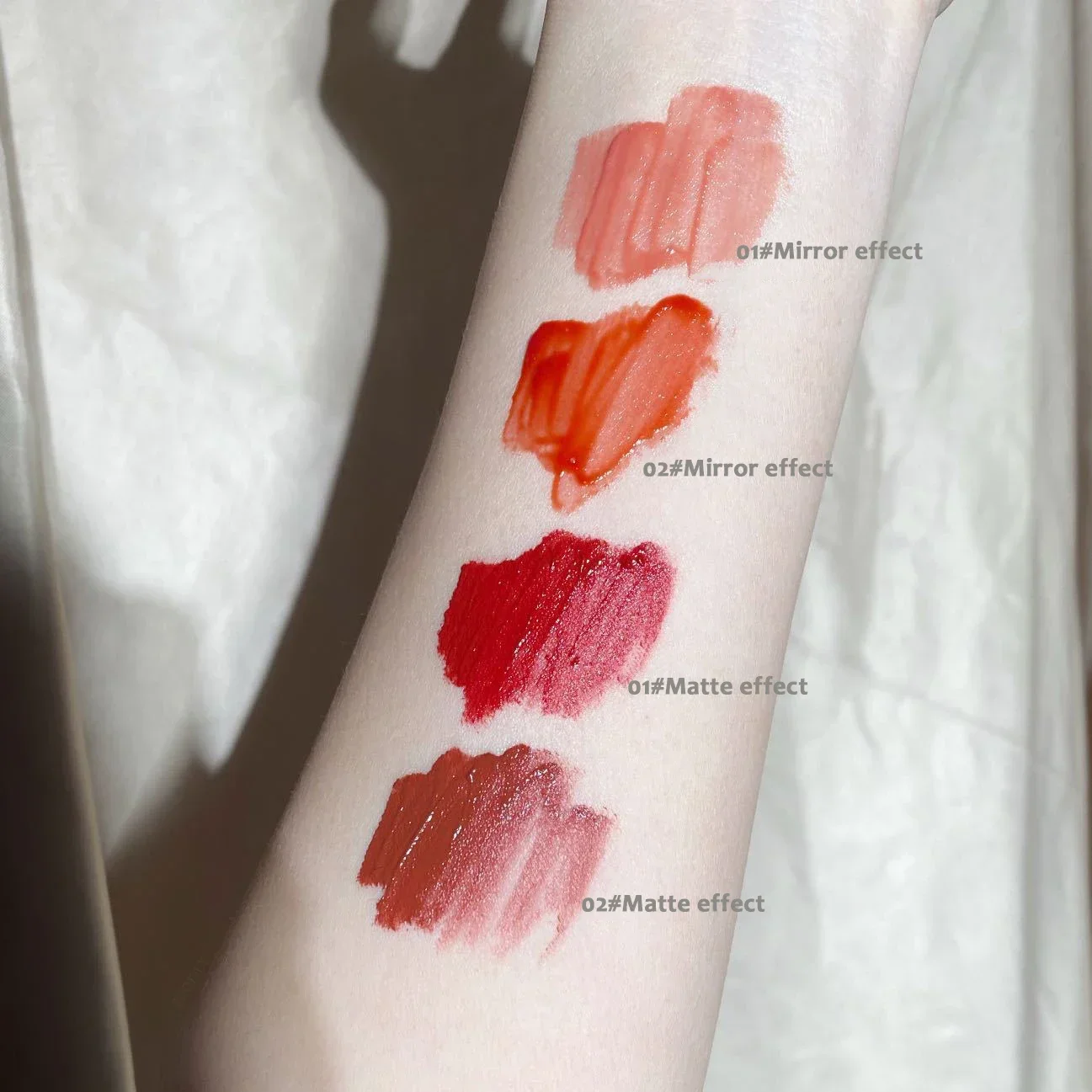 Mirror Glass Lipstick Cosmetic Matte Velvet Lip Gloss Waterproof Lip Mud Lasting Women Jelly Rose Korean Tint Glaze Makeup