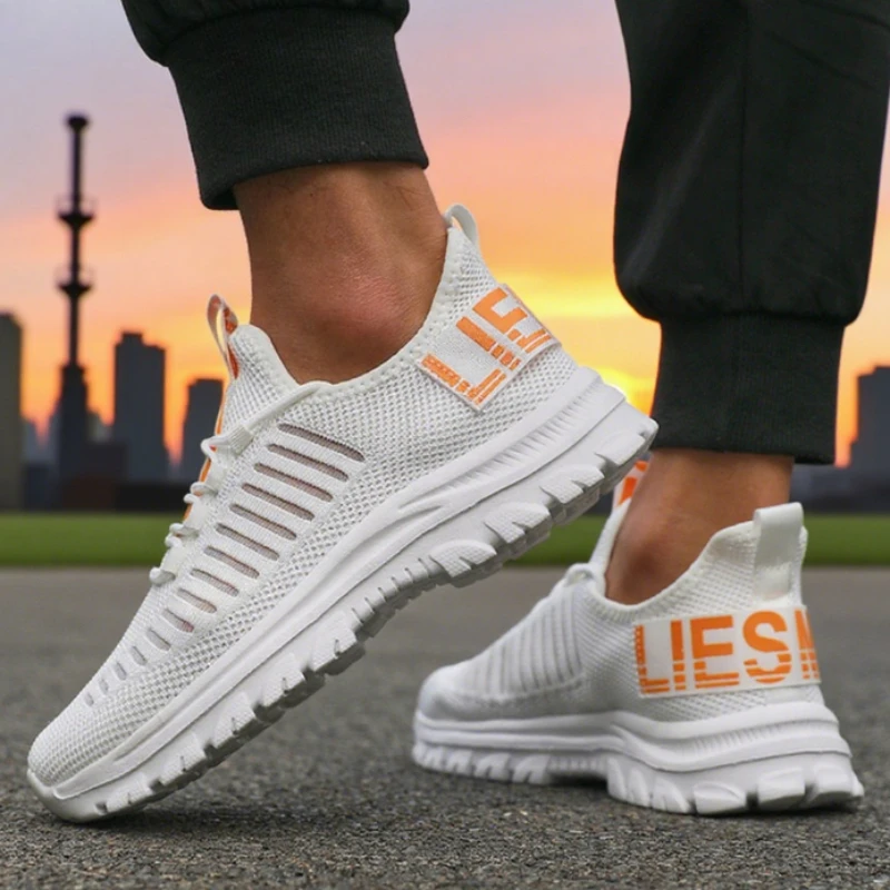 Men Shoes Luxury Brand Casuall Sneakers Shoe Mesh Breathable Casual Shoes Comfortable Fashion Versatile Outdoor Exercise Shoes