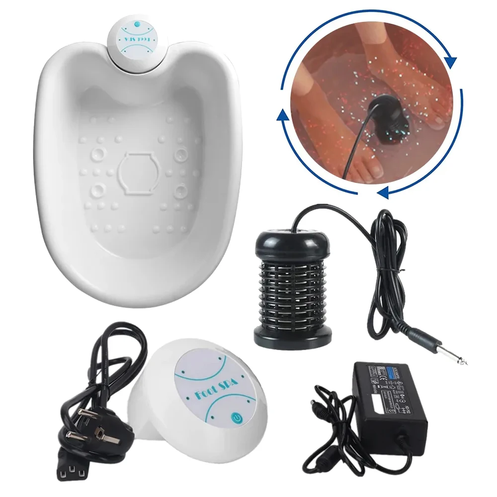 Detox Ionic Foot Spa Bath Massager Mini Electric Foot Bath Cleanse