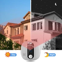 Tuya 1080P WiFi Door Bell Camera Google Alexa Smart Life Video Peephole PIR Motion Detector Digital Door Viewer with Intercom - Image 2