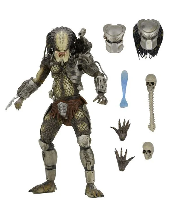 NECA Ultimate Luxury Edition 7 Inch Poseable Joints Aliens Figurine Model Collectible Jungle  P Action Toy Display