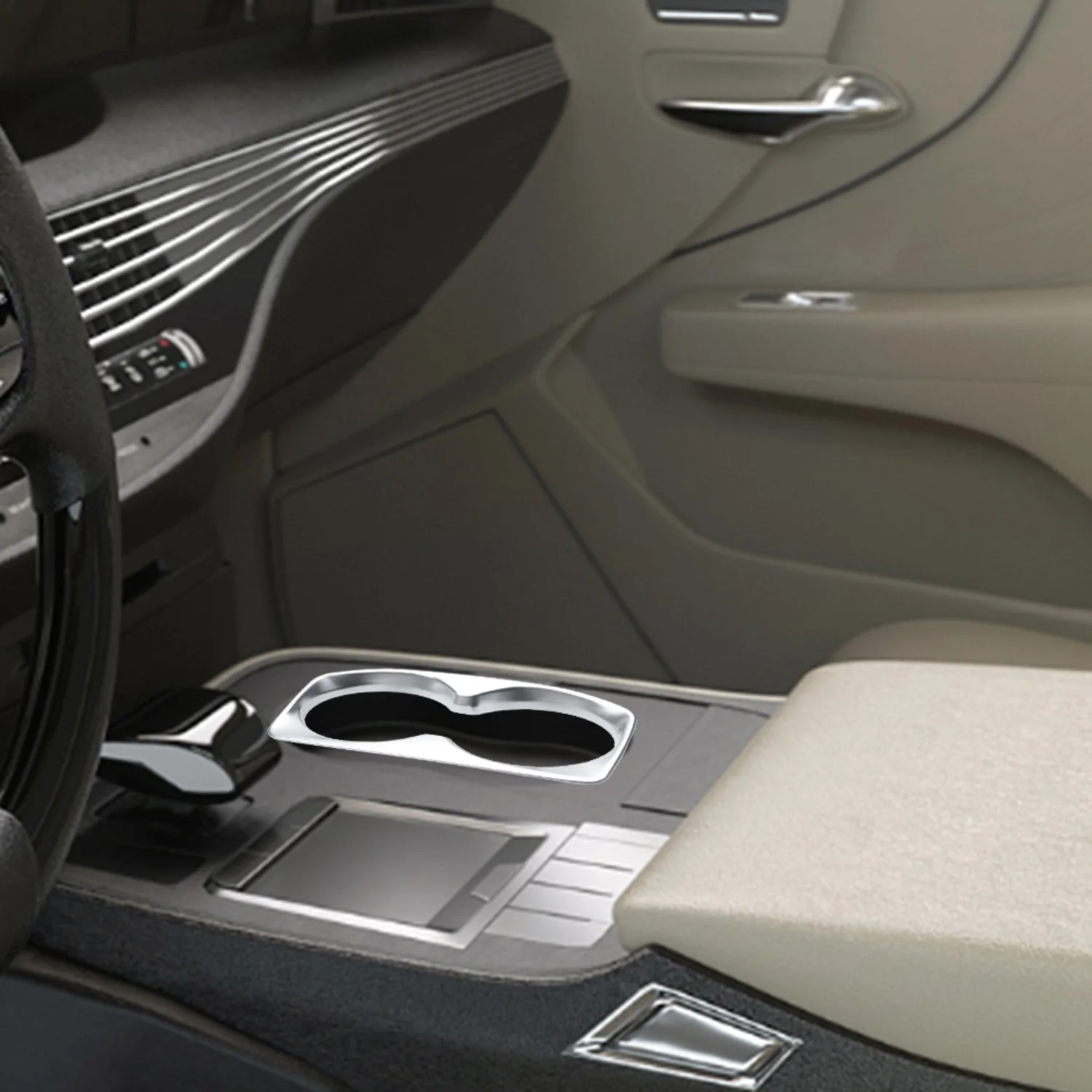 Portabicchieri Interno Per Peugeot 4008 5008 3008 Gt 2017 2018 Copertura Per Finiture Opache Accessori Per Lo Styling Dell'Auto