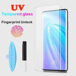 Protezione dello Schermo in Vetro Temperato Curvo Completo UV con Colla Premium 3D