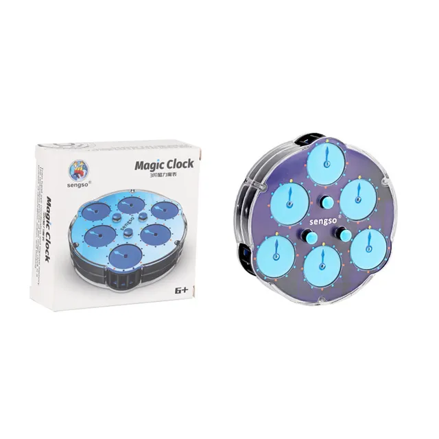 Sengso Magnetic Magic Watch 3x3x3 4x4x4 5x5x5 3x3 4x4 5x5 Magic Clock Professional Magic Cube Clock Magnetic Speed Cube Toys  ﻿ 4