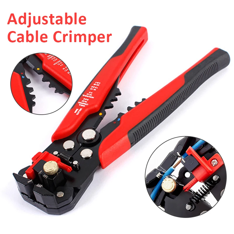 

1 шт. автоматический Регулируемый обжимной инструмент для кабеля