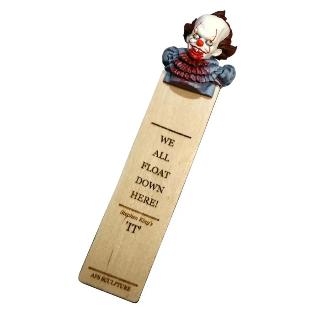 Lover Reading Marker Halloween Horror Crafts Resin Reading Bookmarks The Best Gift For Horror Fiction Fans 3D Horror Bookmarks