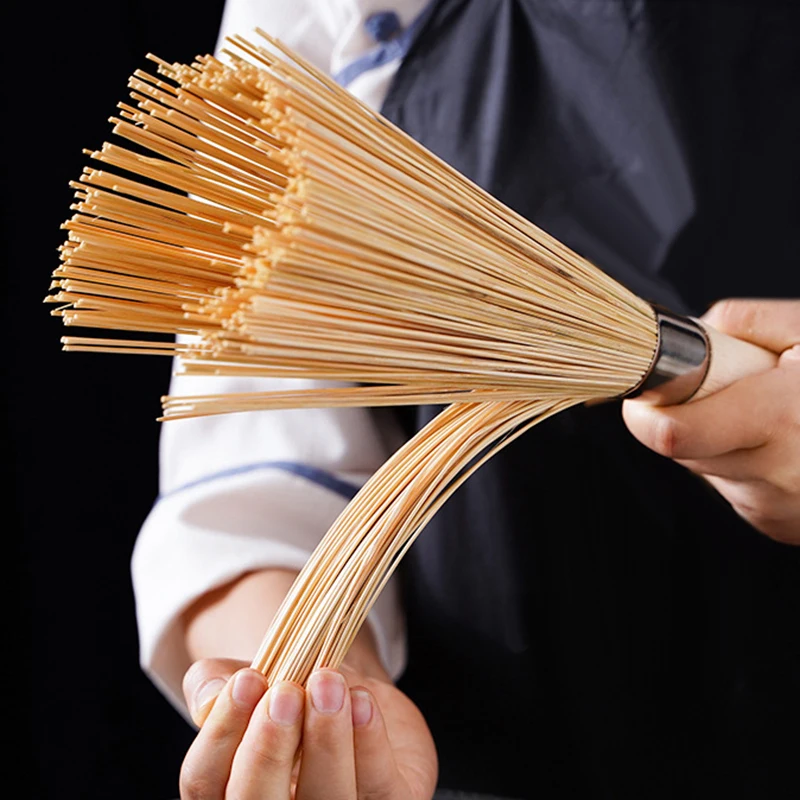 

Natural Bamboo Cleaning Brush Large Pot Brush Wash Pot Cleaner Kitchen Cleaning Brush Restaurant Hotel Dish Washing Supplies