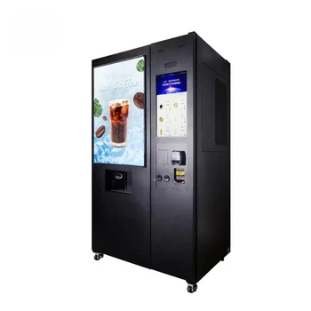Distributore automatico di caffè automatico personalizzato Distributore automatico di caffè con braccio robot Distributore automatico di caffè caldo e freddo