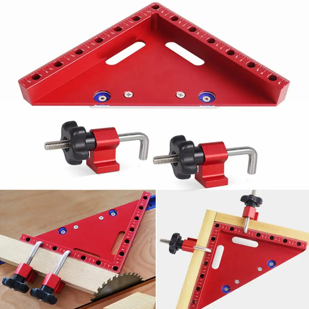 

Woodworking Square 90 Degree Splicing Board Right Angle Fixed Clamping Positioning Square Ruler Saw Table 45° Bevel Cut Fence