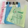 100pcs 0.04mm Thin Fruit Pattern Packaging Bag Blue Cartoon Panda Plastic Handbag Disposable Takeaway Pink Blue Packaging Pocket 6