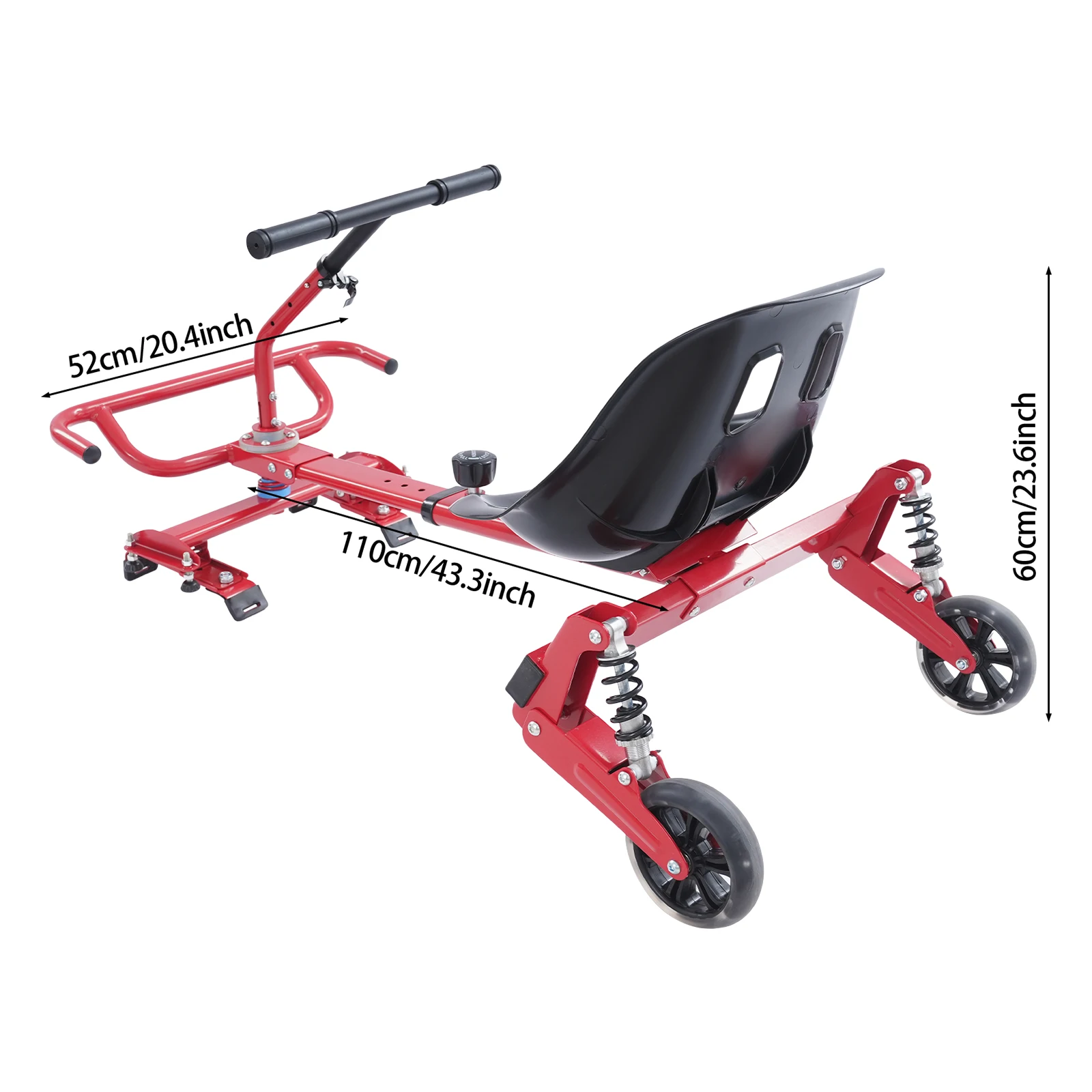 Self-balancing Scooter Seat Attachment, Self-balancing Scooter Accessory More Stable suitable for lengths of 6.5“, 8” and 10”