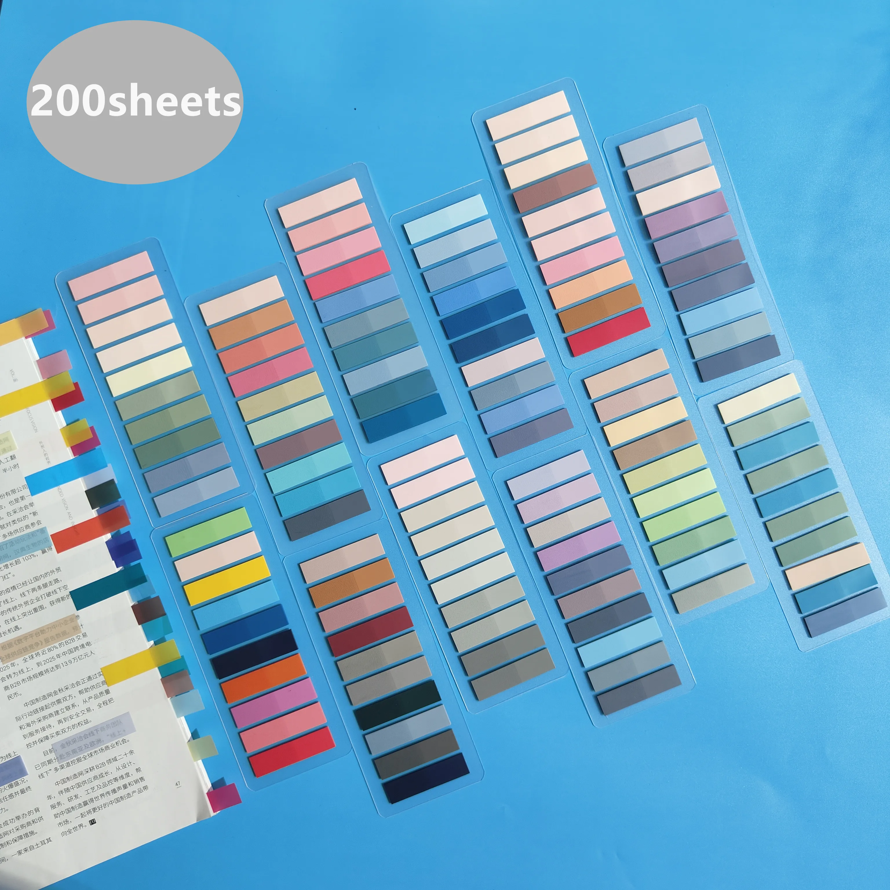 Sticky Notes 200 Sheets Transparent Notebook Pads