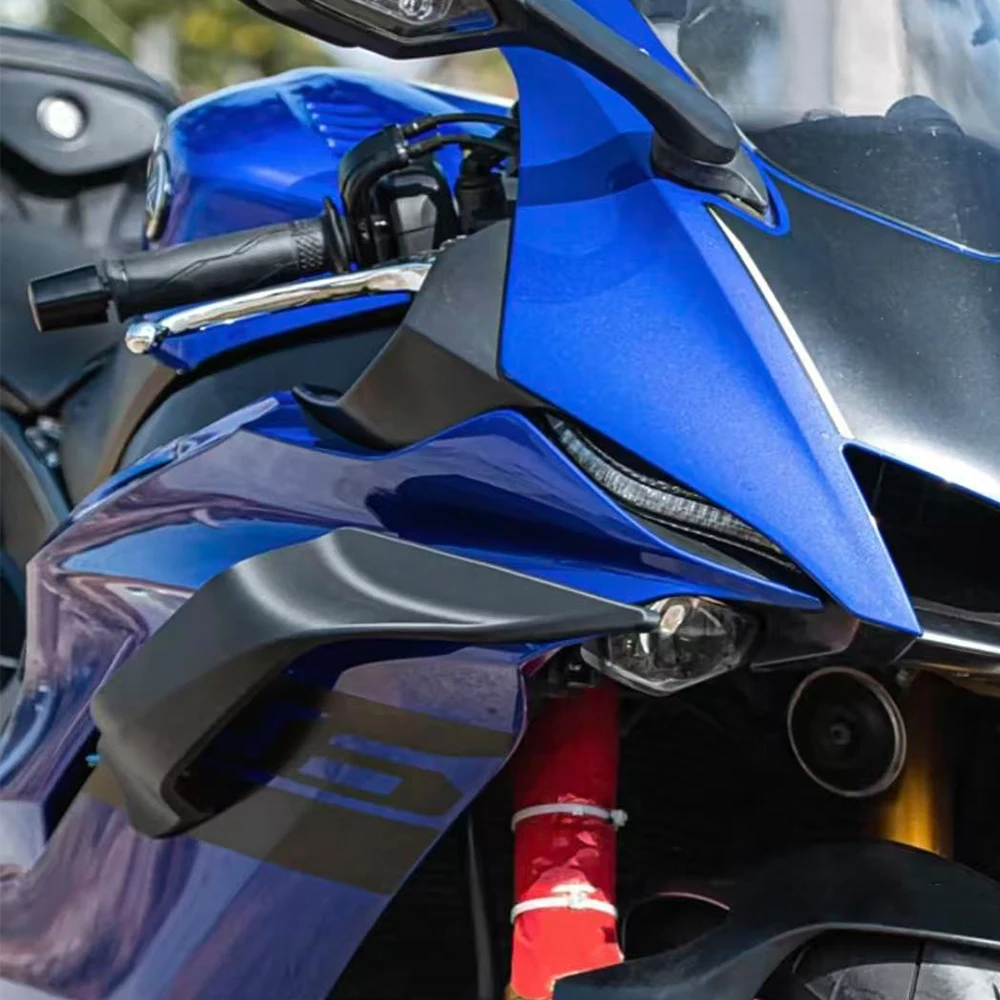 오토바이 액세서리 고정 날개 페어링 소형 윙렛 스포일러 공기역학적 날개 Yamaha YZF R6 2017-2022용